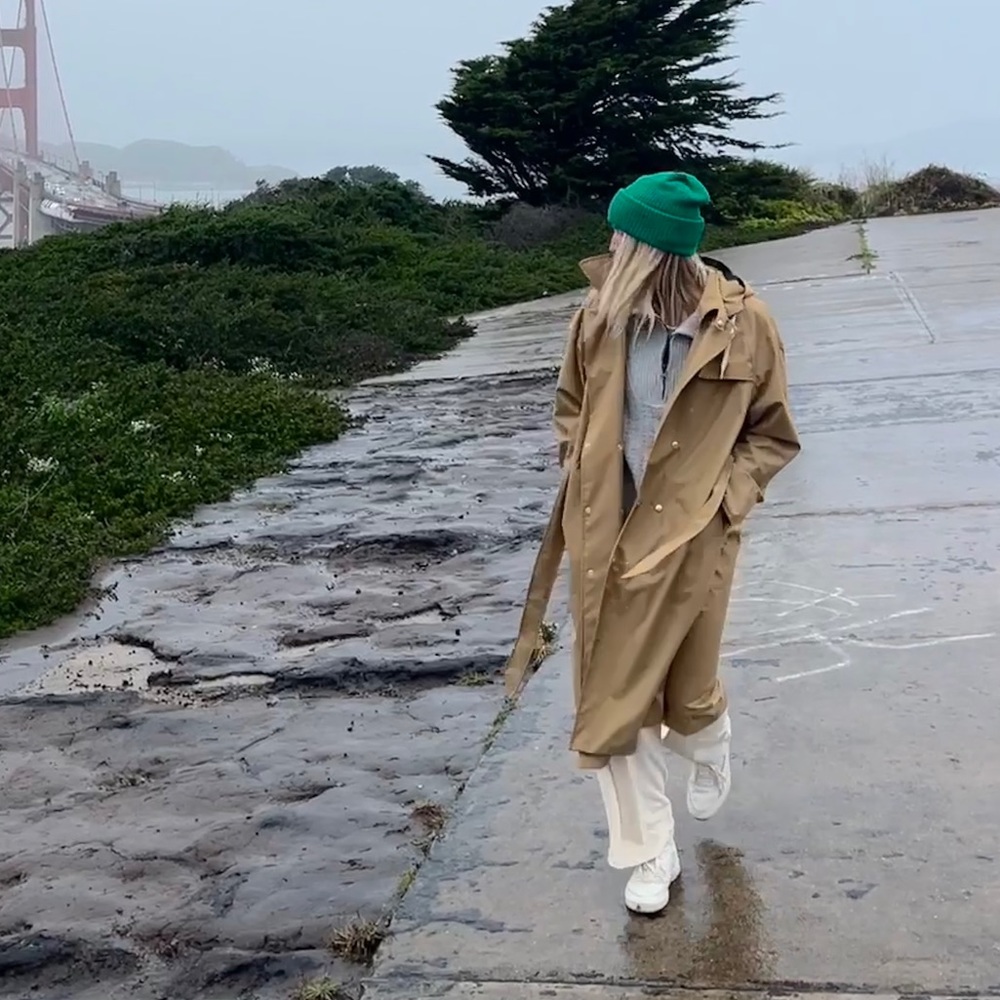 Boheme x Fairechild trench/rain coat NWT